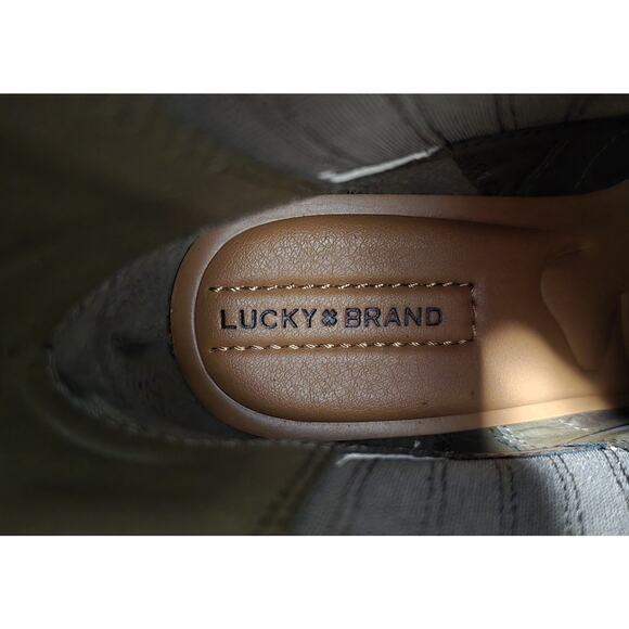 Lucky Brand Wilano Womens Boots Brown Leather Size 9.5M - Picture 10 of 13